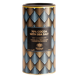 Whittard 英国进口 70%海盐热巧克力300g可可粉冲饮烘焙饮料罐装