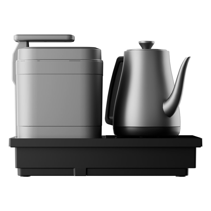 台嵌两用茶台上水抽水烧水壶茶具自动消毒烘干一体电热保温纯钛壶