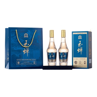 【新品上市】玉蝉酒(典藏)52度浓香型白酒高档礼盒500ml单瓶送礼