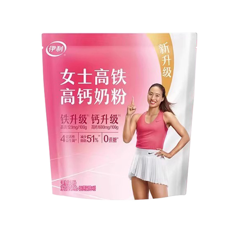 伊利女士高铁高钙奶粉400g袋装粉