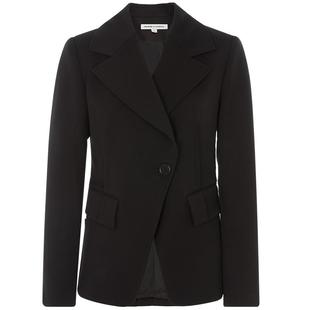 INSPIRE&STORIES 休闲西装一粒扣下摆斜开设计简约西服外套女