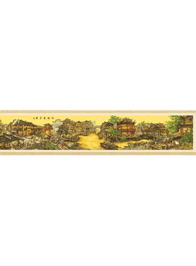 南乡旧梦十字绣经典名画新款线绣客厅展厅半景全景中式风景无勾边