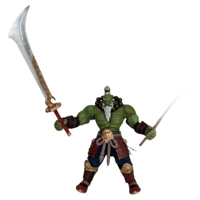 部落守卫兽人大师剑圣可动手办