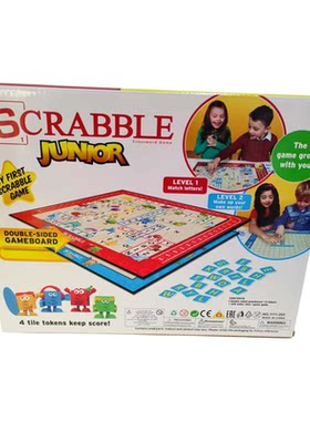SCRABBLEJUNIOR亲子拼单词桌游