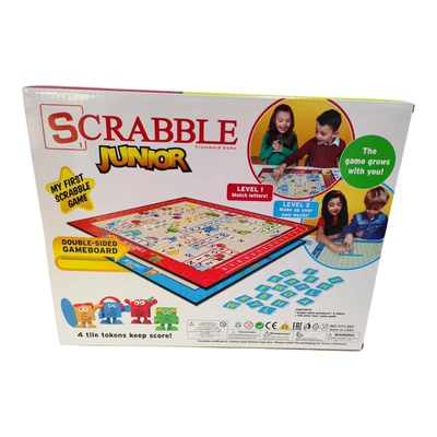 SCRABBLEJUNIOR亲子拼单词桌游
