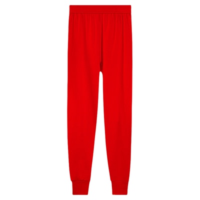 大红色本命年男女士保暖内衣套装