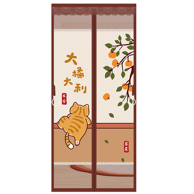 防蚊门帘半隐私金刚纱2024新款