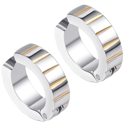 男耳钉无耳洞高级感耳夹假耳环男