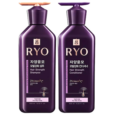 韩国RYO紫吕洗发水护发素