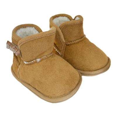 保暖秋冬季软底6-12个月棉靴不掉