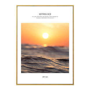 MRCOCO北欧画客厅沙发背景墙城市风景ins风装饰画餐厅挂画