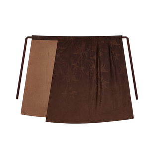 木芙蓉织造司原创宋制汉服宽袖褙子针织外套桂花刺绣飞机袖旋裙冬