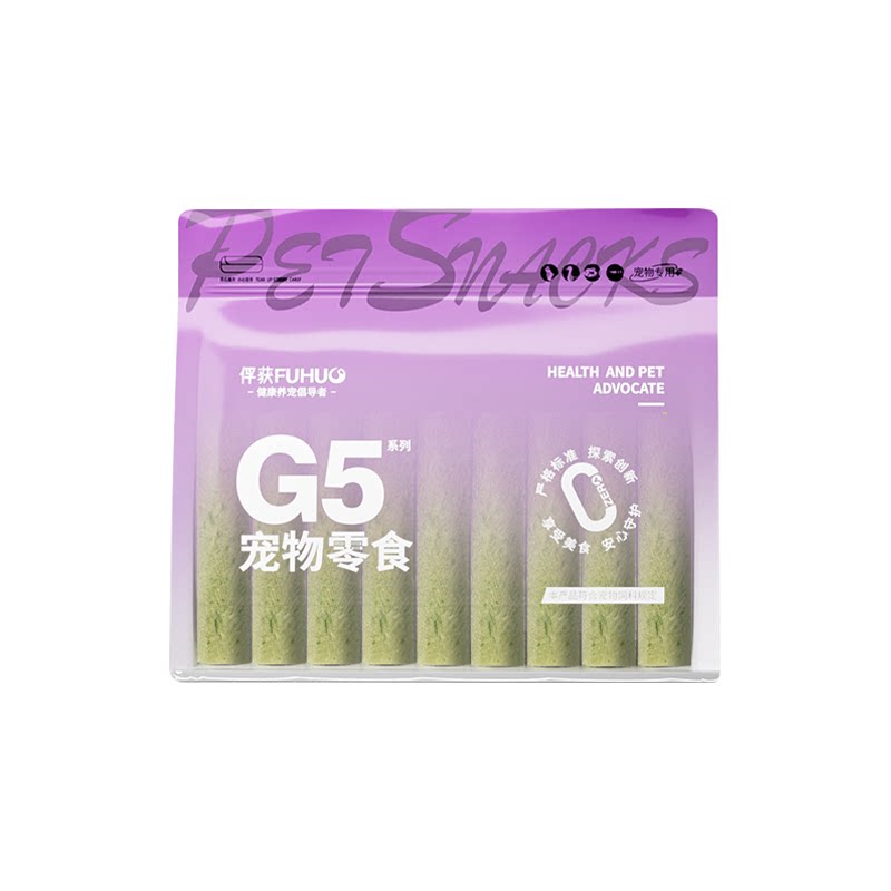 俘获G5猫草棒磨洁猫咪猫零食牙冻干猫草棒齿粒化排幼成猫毛片球草