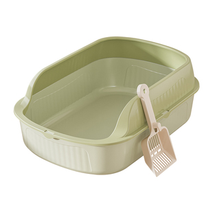 超大号猫砂盆半封闭式猫厕所幼猫成猫加高防外溅防臭宠物猫咪用品