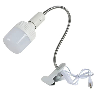 护眼学习台灯卧室床头小夜灯插电LED夹子灯美妆打光补光灯泡拍照