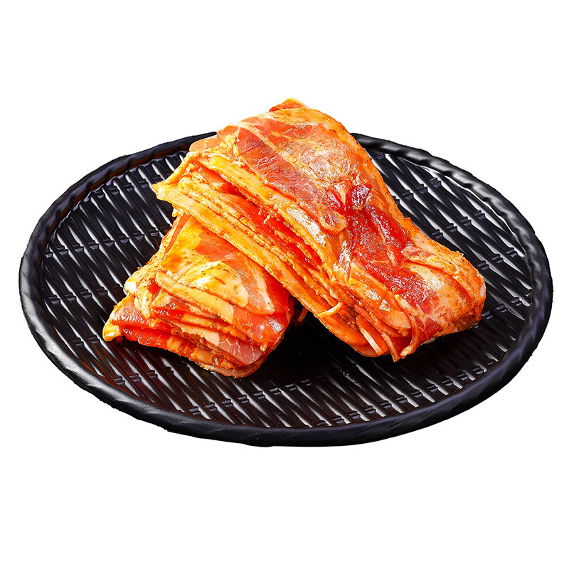 焱小翁齐齐哈尔烤肉秘制五花肉片东北烧烤新鲜食材半成品批发200g