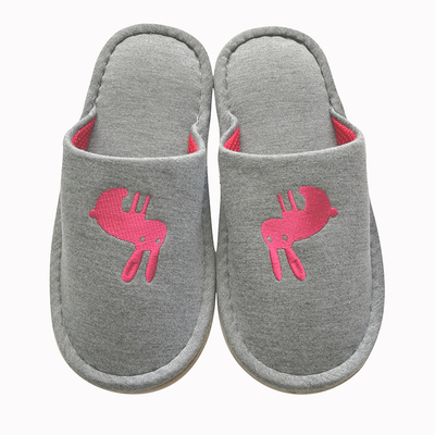 日式猫咪包头静音防滑地板拖鞋