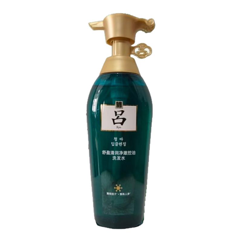 韩国绿吕无硅油控油去屑洗发水