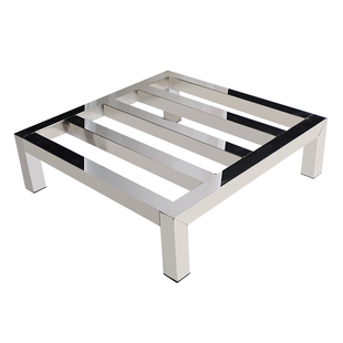 不锈钢落地托架垫高置物花架厨房支架鱼缸底座承重货架长正方形