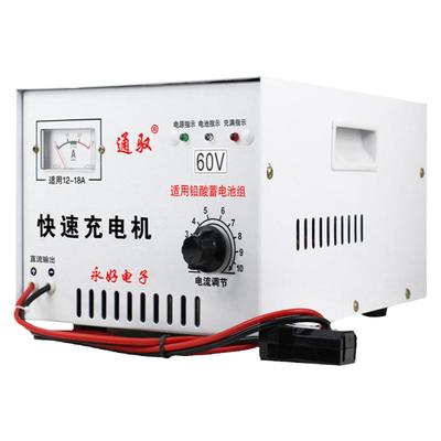 农用48v60v72v三轮车电瓶充电器