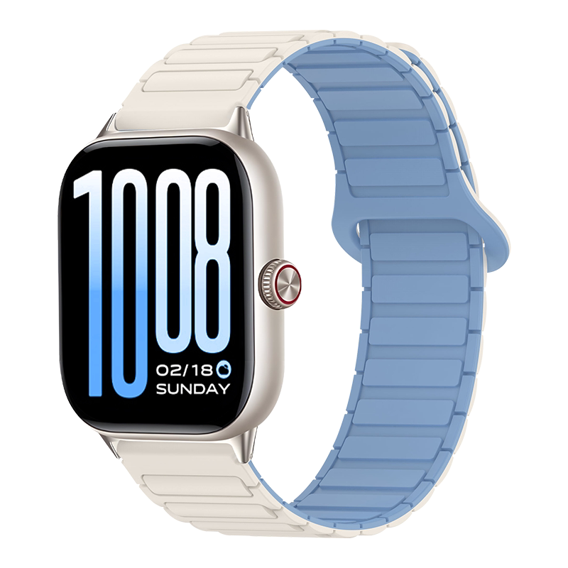 适用vivowatchgt2表带新款硅胶磁吸iqoowatchgt2腕带智能VIVO/iQOO手表GT1时尚个性运动透气替换表链配件男女