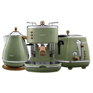 Delonghi/德龙复古系列3件套ECO310半自动咖啡机电水壶多士炉家用