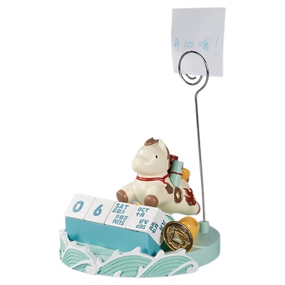 【新春限定】大英博物馆马上有钱日历摆件办公室好物男女生日礼物