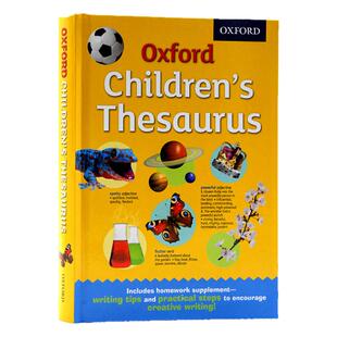 进口英文原版正版 牛津小学近义反义词图解 Oxford Children's Thesaurus  儿童词库 英英字词典写作英语学习教辅工具书