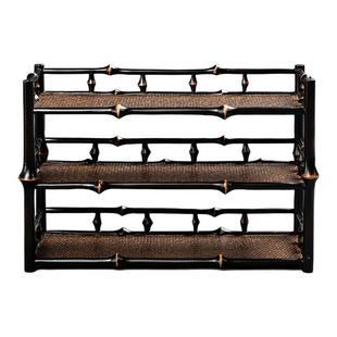 竹雪明|筇竹茶杯架中式茶具收纳架手工展示架博古架子晾杯架