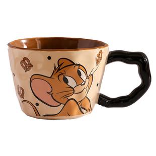 猫和老鼠杯子可爱大容量陶瓷马克杯家用水杯情侣早餐杯女生日礼物