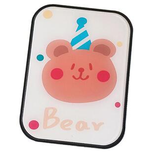 马戏团熊兔隐形眼镜盒ins情侣两副装近视便携收纳伴侣双联美瞳盒