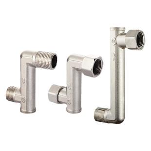 花洒加长曲脚曲角接头偏心马桶角阀移位器混水阀淋浴水龙头拐角