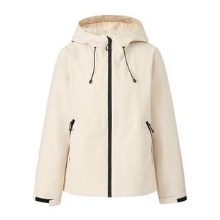 【90鸭绒】GOLDEN BEAR/金熊 冬季新款女士连帽一手长羽绒服