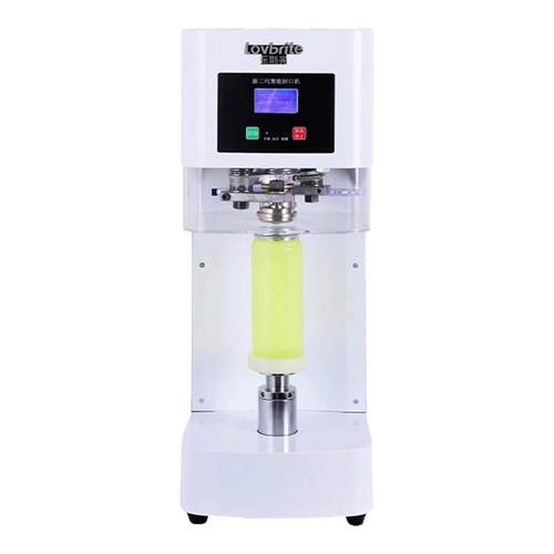 商用奶茶店易拉罐封口机全自动饮品封罐机啤酒封杯机马口铁罐头机