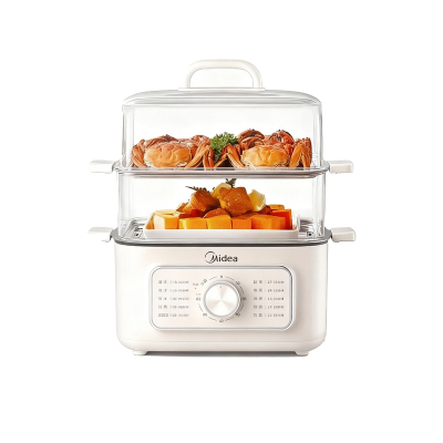 美的电蒸锅多功能家用蒸煮炖一体锅三层蒸煮一体早餐机多层煮锅M1