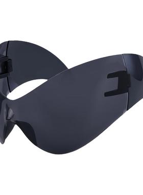 嘻哈复古未来科技感炫酷墨镜