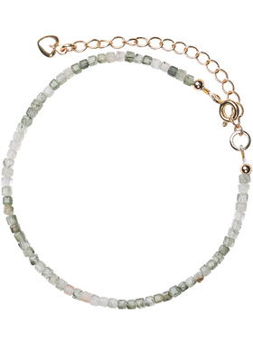 天然绿发晶招财转运珠手链