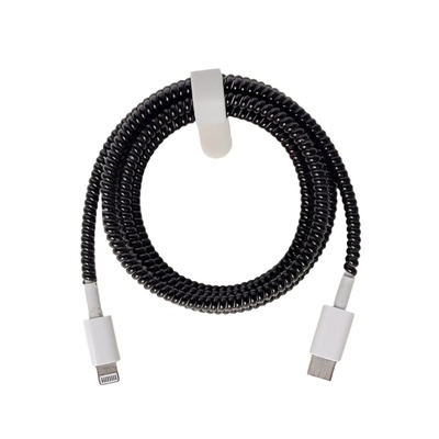 手机数据线保护套线OPPO华为小米苹果充电器线缠绕线防折断保护绳