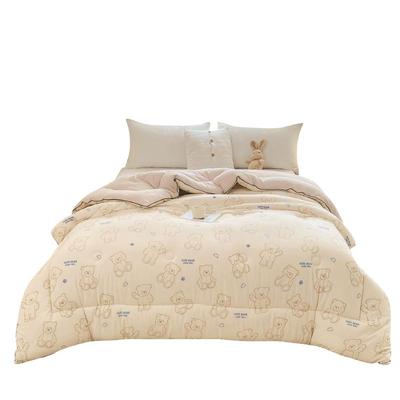 无印良品羽丝棉被子冬被冬天加厚