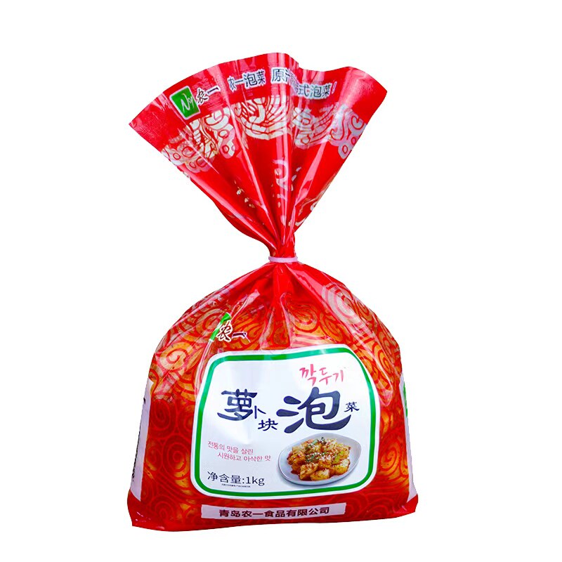 农一1千克下饭萝卜块韩式韩国泡菜正宗朝鲜延边族酸辣下饭菜开味