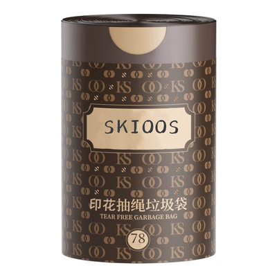 黑色抽绳垃圾袋家用卡通加厚手提式宿舍厨房特厚大号收口塑料袋