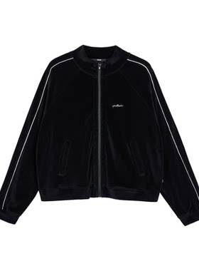 SPELLEDIT新品丝绒拉链外套