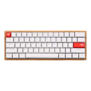 红色爱心 机械键盘像素心ABS透光个性键帽OEM高度ESC回车方向键帽