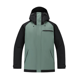 迪卡侬滑雪服男款雪服滑雪单板双板防水保暖外套夹棉OVW3