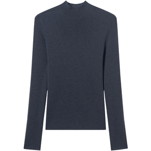 【德国扬子纱可机洗全羊毛】衣香丽影无缝一体针织衫2025冬装新款