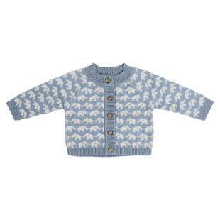 9Z Little家 丹麦smallstuff FW25秋冬儿童羊毛开衫连体衣防风帽