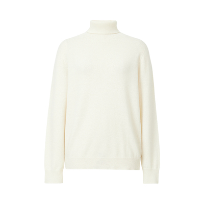 MOFAN摩凡冬新款霜白色毛针织衫