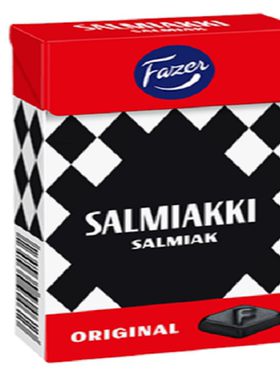 现货 芬兰甘草糖  fazer salmiakki 咸味甘草糖 茴香大料搞怪整蛊