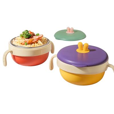 辅食碗注水保温316不锈钢