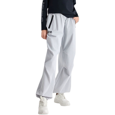 安德玛童装男女中大童休闲裤子透气宽松户外运动长裤工装伞兵裤